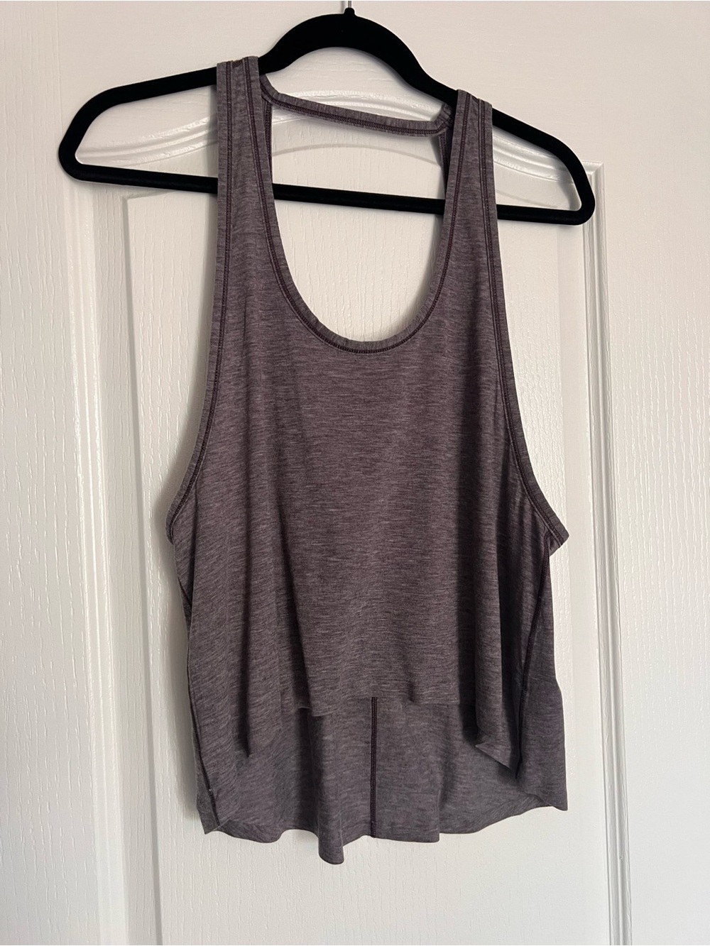 lululemon athletica Heather Mauve Scoop Neck Tank
